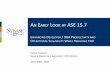 AN EARLY LOOK AT ASE 15imagestmc.masterbase.com/2011/Tech1Group/2011.10.28/4.pdf · an early look at ase 15.7 enhancing developer / dba productivity and operational scalability while