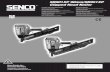 SN901XP 90mm/SN951XP Clipped Head Nailer SN951XP.pdf · Steek de strip spijkers in de achterkant van het magazijn. Gebruik uitsluitend SENCO spijkers (zie Technische Specificaties).
