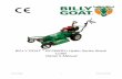 BILLY GOAT Cutter Owner’s Manual · 2013-06-13 · BC2600 Euro Hydro Series Brush Cutter Owner’s Manual DO NOT START equipment with drive or blade clutch engaged. 4 . Units equipped