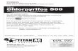 Chlorpyrifos 500 - Pest GenieIMPORTANT: TITAN Chlorpyrifos 500 Termiticide & Insecticide should be used as part of an overall termite management program as detailed in Australian Standard