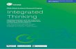 CIMA Global Academic Research Program Integrated Thinking and Insight/Integrated Thinking... · inclusive business model align with market opportunities and sustainable performance(s).