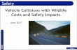 Vehicle Collisions with Wildlife Costs and Safety Impacts ... · Hwy 9 Wildlife and Safety Project •10.5 miles between Kremmling and Green Mountain Reservoir •Added widened shoulders,