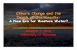 Climate Change and the Death of Stationarityclimate change as a simple linear trend… How has stationarity influenced our view of climate change? Future climate will be a combination
