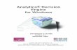 Analytica® Decision Engineanalyticaonline.com/ana/ADEDevelopersGuide31.pdf · Analytica Decision Engine Developer’s Guide 7 Using the Analytica Decision Engine Server ADE exposes