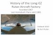 Rutan Aircraft Factory - Burt Rutanburtrutan.com/downloads/Oshkosh2010LEZHistory.pdf · The Rutan Aircraft Factory Fleet ... The big jump down: USAF Flight Test Engineer to Entrepreneur