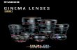 CINEMA LENSES - Canon Globaldownloads.canon.com/cinemaeos/canon-cinema-lenses-brochure.pdf · Canon Cinema Lenses continue Canon’s rich history of optics in blending some of the