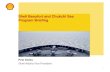 Shell Beaufort and Chukchi Sea Program Shell Beaufort and Chukchi Sea Program Briefing Pete Slaiby Shell