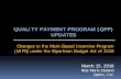 QUALITY PAYMENT PROGRAM (QPP) UPDATES · QUALITY PAYMENT PROGRAM (QPP) UPDATES. Changes to the Merit-Based Incentive Program (MIPS) under the Bipartisan Budget Act of 2018. March