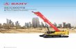 SANY Telescopic Crawler Crane 80 Tons Lifting … crane...Transport dimensions of basic crane (dismantling crawler frame) length×width×height mm 14560×3000×3100 Other parameters