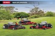 RIDE ON MOWERS - Toro Australia · and features, designed to make our mowers noticeably more comfortable and easy to use, whilst delivering the excellent standards of finish you expect