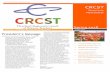 Newsletter - CRCSTcrcst.org/newsletters/CRCST_Spring_2018_Final.pdf · 2019-08-23 · CRCST QUARTERLY NEWSLETTER Issue LXXV CRCST Quarterly Newsletter Spring 2018 FOCUS: CONSERVATION