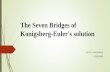 The Seven Bridges of Konigsberg-Euler's solutiondragan/ST-Spring2016/The Seven Bridges of Konigsberg... · The Seven Bridges of Konigsberg • The problem goes back to year 1736.