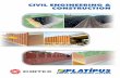 CIVIL ENGINEERING & CONSTRUCTION · Water saturation, due to heavy rainfall and insufficient drainage, leads to the softening of clay soils within slopes and increases hydraulic forces