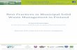 Best Practices in Municipal Solid Waste Management in Finlandnortech.oulu.fi/GREENSETTLE_files/Best practices in municipal solid... · 5 EVOLUTION OF MUNICIPAL WASTE MANAGEMENT IN