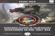 EVENT PACK - Warhammer Alliance · Warhammer 40,000: ONLY WAR is perfect for those wanting to experience a tournament at Warhammer World for the first time. Focussing on creating