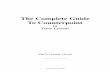 The Complete Guide To Counterpoint - artisiou.com - music... · 2015-06-25 · SIMPLE COUNTERPOINT IN TWO PARTS FIRST SPECIES Two-part counterpoint comprises a cantus firmus and a