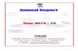 MSME-DEVELOPMENT INSTITUTE, - MSME-DI, ANNUAL PERFORMANCE REPORT OF MSME-DI, AGRA 2013-14 1 Micro, Small