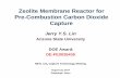 Zeolite Membrane Reactor for Pre-Combustion Carbon … capture/2...Subtask 2.3 Experiments on WGS in lab-scale zeolite membrane reactor ... Modify NCCC Test Rig for Gasifier Off-gas