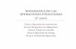 MATEMATICA DE LAS OPERACIONES FINANCIERAS (2ª parte) 1/present t1 14-15.pdf · Tema 1: Operación de amortización 3. Estudio dinámico de la operación Método retrospectivo (Prestación