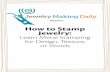 How to Stamp Jewelry - Interweave · HOW TO STAMP JEWELRY: LEARN METAL STAMPING FOR DESIGN, TEXTURE, OR WORDS 3 ... The focal bead for this project has a hole that is slightly ...