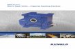 WM Series Worm Gear Units – Imperial Gearing Centres · and optimum efficiency. Two piece close grain cast iron gear case for strength and absorption of ... to prevent drive reversals.
