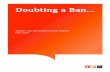 Doubting a Ban - Peace organisation PAX2 Pax Doubting a Ban – van der Zeijden & Snyder – May 2014 democratic and peaceful society, everywhere in the world. Doubting a Ban… About