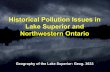 Historical Pollution Issues in Lake Superior and ......Historical Pollution Issues in Lake Superior and Northwestern Ontario Geography of the Lake Superior: Geog. 3633 . Mercury ...
