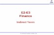E2-E3 Financetraining.bsnl.co.in/digital_library_source/upgradation/E2...For internal circulation of BSNL only Service Tax –Salient features Service tax is under Sec-66 of Finance