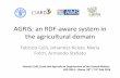 AGRIS: an RDF-aware system in the agricultural …AGRIS: an RDF-aware system in the agricultural domain Fabrizio Celli, Johannes Keizer, Maria Folch, Armando Stellato Fabrizio Celli,