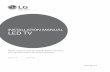 INSTALLATION MANUAL LED TV - LG USA · 2019-06-22 · enter ‘Installation Menu’ and entering service menu are available. (In-Start, Power-Only, Adjust, Installation Menu …)
