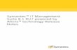 Symantec IT Management Suite 8.1 RU7 powered by Altiris …€¦ · Table 1-1 New features Feature Description SymantecManagementAgentandsolutionplug-inscanbeinstalledonWindows 10April2018Updateclientcomputers