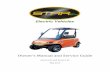 Owner’s Manual and Service Guide - Star EV...Steering system Rack and pinion Brake system 4-wheel disc with mechanical foot e -brake Tire size 205x50- 10 CST, DOT Tire pressure (psi)