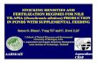 STOCKING DENSITIES AND FERTILIZATION …...STOCKING DENSITIES AND FERTILIZATION REGIMES FOR NILE TILAPIA (Oreochromis niloticus) PRODUCTION IN PONDS WITH SUPPLEMENTAL FEEDING James