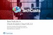 New Features in Oracle Analytics Cloud 105.3 · 2019-08-01 · Dan Vlamis, President, Vlamis Software Solutions @vlamissoftware, 816-781-2880, dvlamis@vlamis.com, @dvlamis 1 New Features