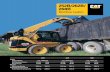 252B/262B/268B Skid Steer Loaders - AEHQ5566 · 2005-07-29 · 2 252B/262B/268B Skid Steer Loaders Designed, built and backed by Caterpillar® to deliver exceptional performance and