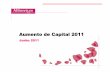 Aumento de Capital 2011 - Millenniumbcpind.millenniumbcp.pt/pt/Institucional/investidores/...Nº acções oferecidas Nº de acções solicitadas Resultados do aumento de capital reservado