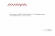 Avaya 3910 Wireless Telephone Installation and Use · The Avaya 3910 Wireless Telephone is a digital telephone designed to work with your communications systems. It offers the mobility
