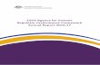 Regulator Performance Framework - International Education · ESOS Agency for Schools RPF Annual Report 2016-17 6 Regulator Performance Framework Annual Report 2016-17 Introduction