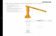Light-Duty Base Plate Mounted Jib Cranes Tiger tr… · Light-Duty Base Plate Mounted Jib Cranes • Used for light assembly, welding or low use applications • Capacities 1/8 to