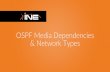 OSPF Media Dependencies & Network Types · 2018-10-21 · OSPF Media Dependencies » OSPF’s behavior changes depending on what type of media it is configured on • e.g. Ethernet