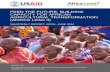 FEED THE FUTURE: BUILDING CAPACITY FOR AFRICAN ... · Africa and Nigeria) to review and discuss buy-in scope of works. WASHINGTON PROGRAM HIGHLIGHTS 1. Coordinated with IFPRI/ReSAKSS