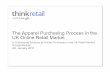 The Apparel Purchasing Process in the UK Online Retail ... · The Apparel Purchasing Process in the UK Online Retail Market A Clickstream Analysis of Online Purchases in the UK Retail