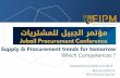 Supply & Procurement trends for tomorrow · Purchasing Management: Skills and Performance Indicators Supply Chain optimization Management Leadership and Change Management LEVEL 2