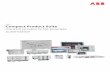 Compact Product Suite Control products for ... - ABB Group · 4 COMPACT PRODUCT SUITE — Compact HMI A feature-rich human-machine interface Based on the premium technology of ABB