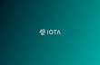 What is IOTA? How is it different The technologyThrough a palm vein scan, retinal scan, or other biometric identiﬁcation, people can be identiﬁed quickly and easily. IOTA’s distributed