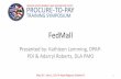 PROCURE DEFENSE PROCUREMENT AND ACQUISITION POLICY … training presentations... · FedMall Supplier Portal • Supplier Portal – Place for supplier to register, upload, and manage