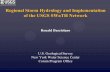 Regional Storm Hydrology and Implementation of …...Regional Storm Hydrology and Implementation of the USGS SWaTH Network Ronald Busciolano U.S. Geological Survey New York Water Science