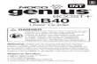 NOCO Genius Boost GB40 Lithium Jump Starter …...Welcome. ®Thank you for buying the NOCO Genius Boost GB40. Read and understand the User Guide before operating the product. For questions
