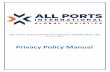 Privacy Policy Manual - All Ports International · All Ports International Logistics (NSW) Pty Ltd ABN: 38 071 288 036 Privacy Policy Manual