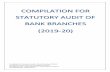cavinaymittal.comcavinaymittal.com/Image/UP-Compilation for Statutory... · 2 days ago · Compilation for Statutory Audit of Bank Branches 2019-20 Compiled & Prepared by CA Atul